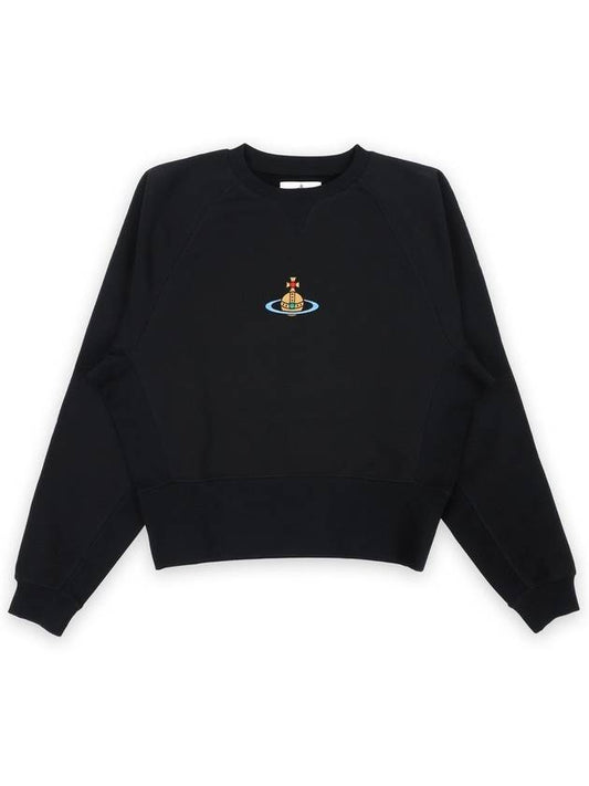 RB Embroidered Logo Sweatshirt Black - VIVIENNE WESTWOOD - BALAAN 2