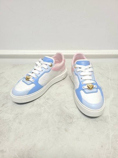 Blue Pink Monogram Pastel Heart Charm Time Out 37 5 - LOUIS VUITTON - BALAAN 2