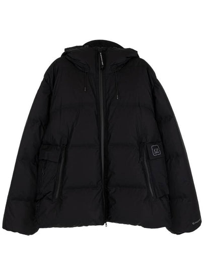 The Metropolis Series Pertex Hooded Down Padding Black - CP COMPANY - BALAAN 2