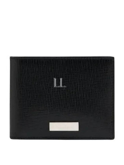 Metal Logo Half Wallet Black - SALVATORE FERRAGAMO - BALAAN 2