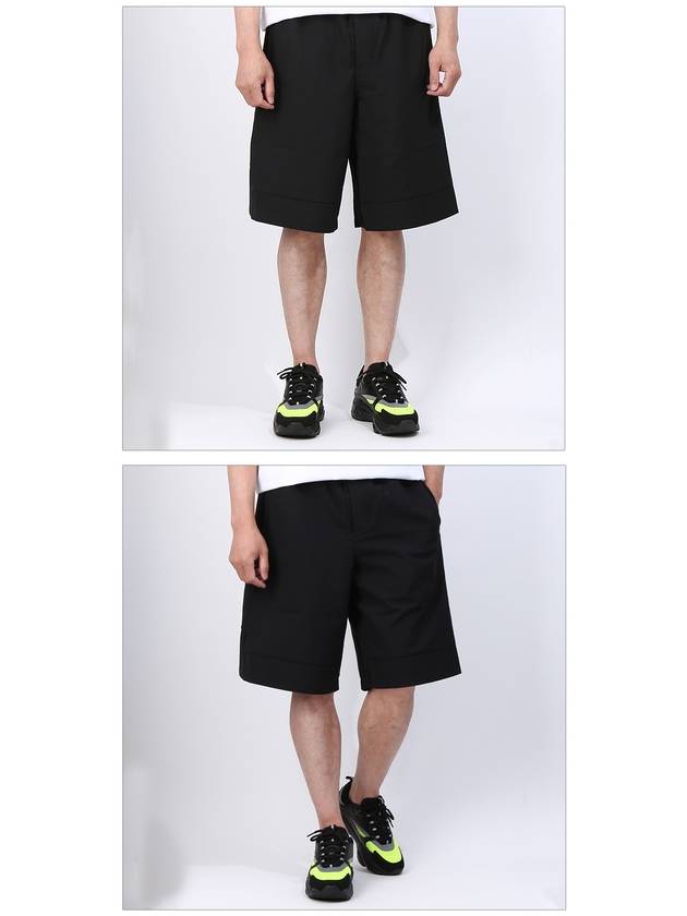 Band Drawstring Shorts Black - STAMPD - BALAAN 3