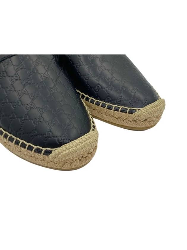 Microshima Leather Espadrilles Black - GUCCI - BALAAN.