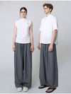 Striped Wide Pants Grey - ATHPLATFORM - BALAAN 1