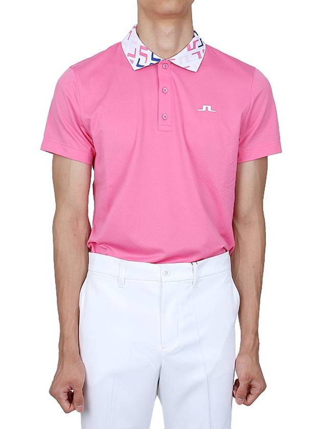 Golf Wear Glen Men s Collar Short Sleeve T Shirt GMJT08405 S098 - J.LINDEBERG - BALAAN 2