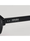 Glasses frame KZ50175F 001 Asian fit black horn rim square - KENZO - BALAAN 5