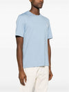 Logo Short Sleeve T-shirt Blue - BRUNELLO CUCINELLI - BALAAN 5