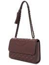 Fleming Chain Shoulder Bag Brown - TORY BURCH - BALAAN 3