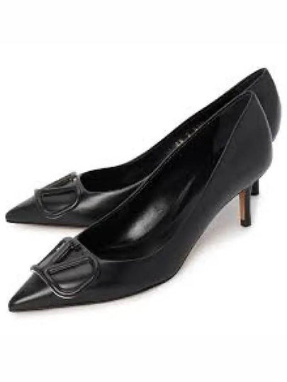 5W0S0EN0 MZF 0NO 5W2S0EN0 V logo pumps heel 1315078 - VALENTINO - BALAAN 1