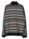 Multicolor men's knit zipup US22WW05 SM8AK - MISSONI - BALAAN 2