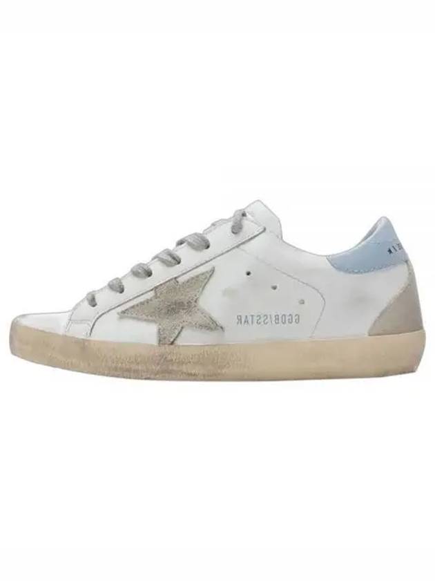 Superstar Blue Tab Low Top Sneakers White - GOLDEN GOOSE - BALAAN 2