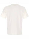 Chillax Fox Patch Regular Short Sleeve T-Shirt White - MAISON KITSUNE - BALAAN 4