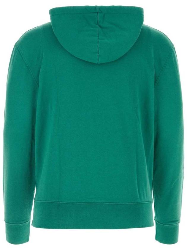 Fox Head Patch Regular Hoodie Pine Green - MAISON KITSUNE - BALAAN 3