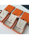 Mini Pop H Pendant Rose Gold & Blanc - HERMES - BALAAN 5