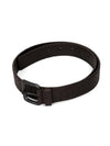 Intrecciato Leather Belt Espresso - BOTTEGA VENETA - BALAAN 4