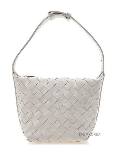 Candy Wallace Intrecciato Tote Bag White - BOTTEGA VENETA - BALAAN 2