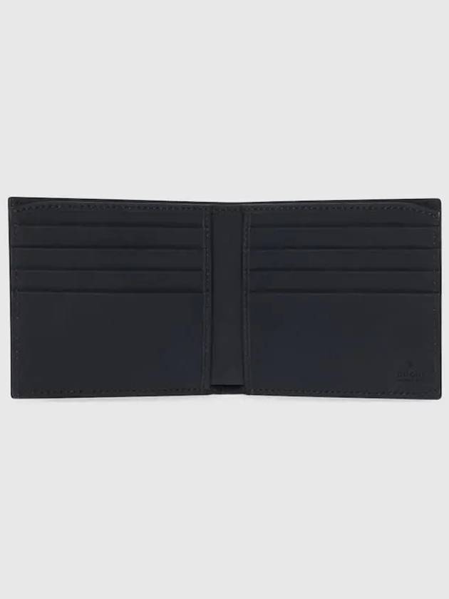 GG Rubber Effect Half Wallet Black - GUCCI - BALAAN 3