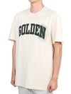 Logo Short Sleeve T-Shirt Ivory - GOLDEN GOOSE - BALAAN 5