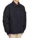 Ghost Piece O-Ventile Down Jacket Navy - STONE ISLAND - BALAAN 5