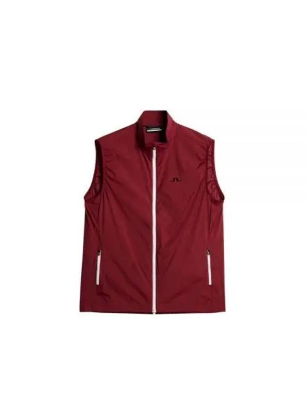 Men's Ash Light Packable Vest Red - J.LINDEBERG - BALAAN 2