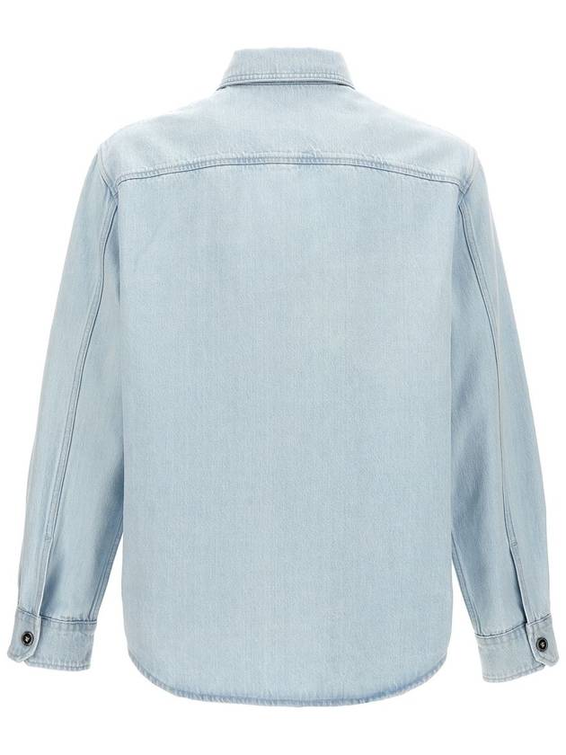 Long Sleeve Shirt 10152781A104251D700 Light blue - VERSACE - BALAAN 2