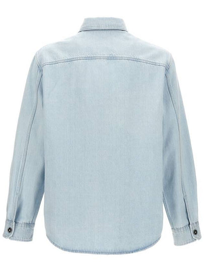 Long Sleeve Shirt 10152781A104251D700 Light blue - VERSACE - BALAAN 2