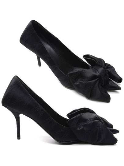 Ribbon Pumps Heel Black - BALENCIAGA - BALAAN 2