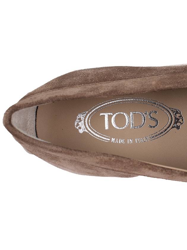 Flat Suede Loafers Brown - TOD'S - BALAAN 9