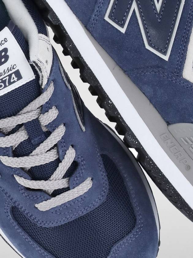 574 Classic Core Pack Low Top Sneakers Navy - NEW BALANCE - BALAAN 5