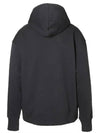 Milano Brushed Logo Cotton Hoodie Black - MSGM - BALAAN 3