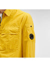 Chrome R Lens Wappen Overshirt Zip-Up Jacket Yellow - CP COMPANY - BALAAN 6