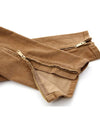 zipper gold skinny jeans brown - DSQUARED2 - BALAAN 7