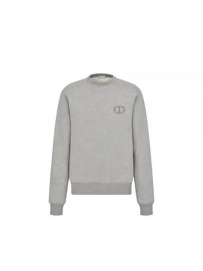 CD Icon Cotton Sweatshirt Grey - DIOR - BALAAN 2