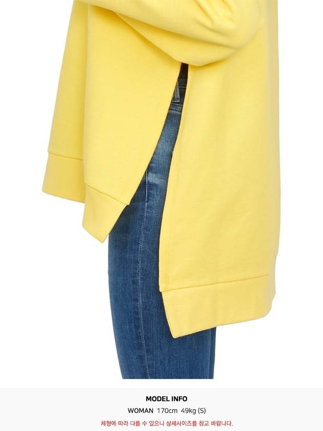 Logo Print Cotton Hooded Top Yellow - MARNI - BALAAN 11