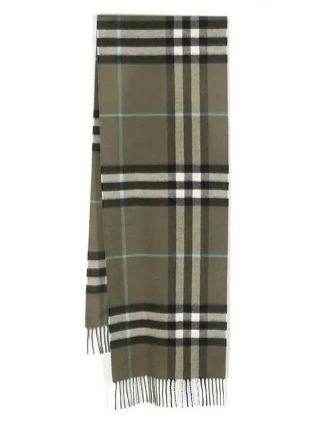 Check Cashmere Scarf Shrub - BURBERRY - BALAAN 3