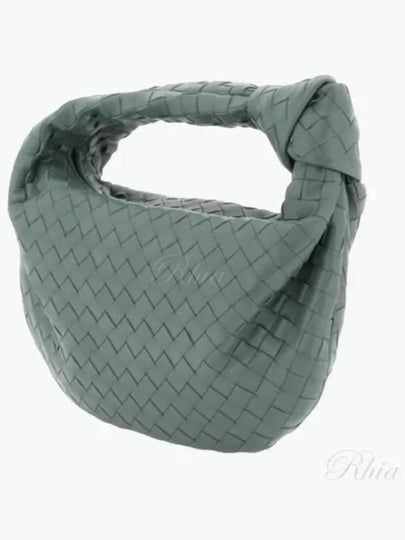 Teen Jodie Intrecciato Leather Tote Bag Green - BOTTEGA VENETA - BALAAN 2