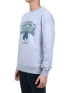 Campus Fox Regular Sweatshirt Light Grey Melange - MAISON KITSUNE - BALAAN 4