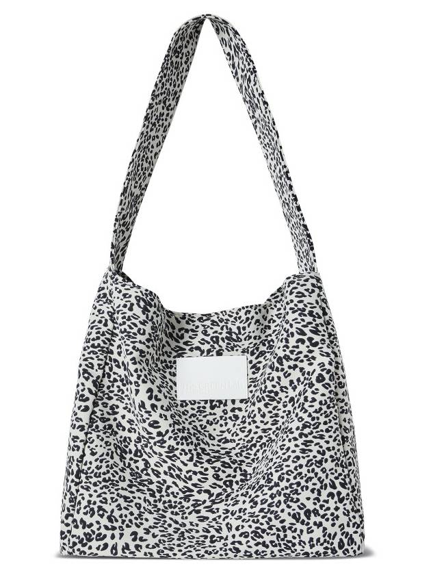 Leopard print in pocket shoulder bag Ivory - THE GREEN LAB - BALAAN 7