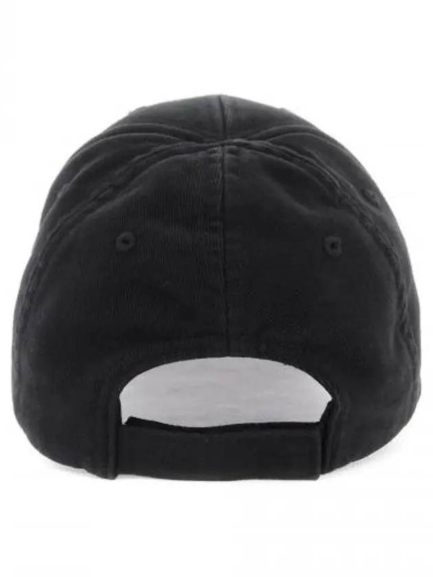 Embroided Logo Ball Cap Black - BALENCIAGA - BALAAN 4