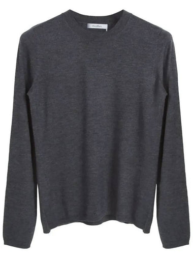 Dark gray Casarsa cashmere knit 007 - MAX MARA - BALAAN 1