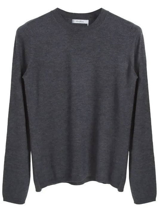 Dark gray Casarsa cashmere knit 007 - MAX MARA - BALAAN 1