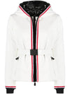 Grenoble Jockeys Ski Hooded Jacket White - MONCLER - BALAAN 1