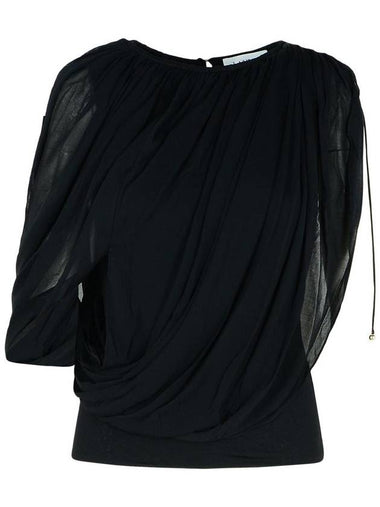 Lanvin 'Draped' Viscose Blend Top - LANVIN - BALAAN 1