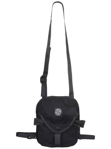 Strong Twirl Belt Cross Bag Black - STONE ISLAND - BALAAN.