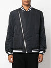 logo nylon padded bomber jacket - BALMAIN - BALAAN 4