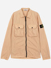 Waffen Patch Two Pocket Cotton Over Zip-Up Jacket Antique Rose - STONE ISLAND - BALAAN 2