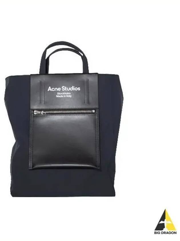 Papery Nylon Medium Tote Bag Black C10069 - ACNE STUDIOS - BALAAN 1