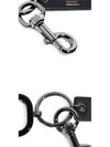 V Logo Signature Key Ring Black - VALENTINO - BALAAN 4