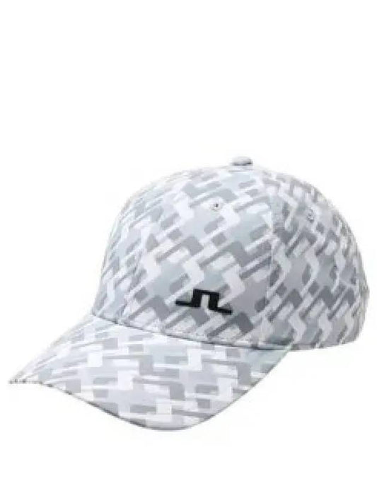 Men's Golf Jim Print Ball Cap Grey - J.LINDEBERG - BALAAN 2