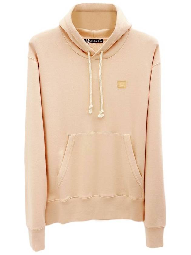 Face Patch Cotton Hoodie Powder Pink - ACNE STUDIOS - BALAAN 2