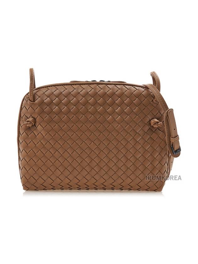 Small Intrecciato Shoulder Bag Brown - BOTTEGA VENETA - BALAAN 1